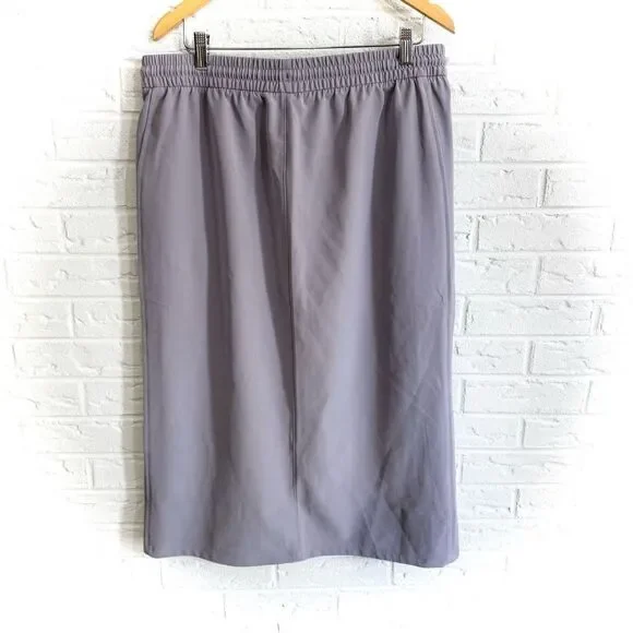 NWT Athleta Stride Midi Skirt Violet Size Large - Picture 5 of 7
